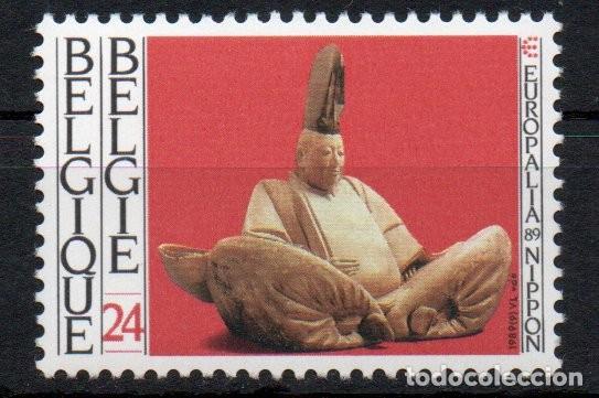 Sellos: B&Eacute;LGICA A&Ntilde;O 1989 YV 2336*** EUROPALIA'89 DEDICADO AL JAP&Oacute;N ARTE ANTIGUO (SERIE CONJUNTA CON JAP&Oacute;N)