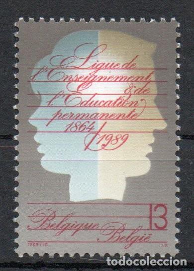Sellos: B&Eacute;LGICA A&Ntilde;O 1989 YV 2337*** 125 ANIVERSARIO DE LA LIGA DE EDUCACI&Oacute;N Y ENSE&Ntilde;ANZAS PERMANENTES