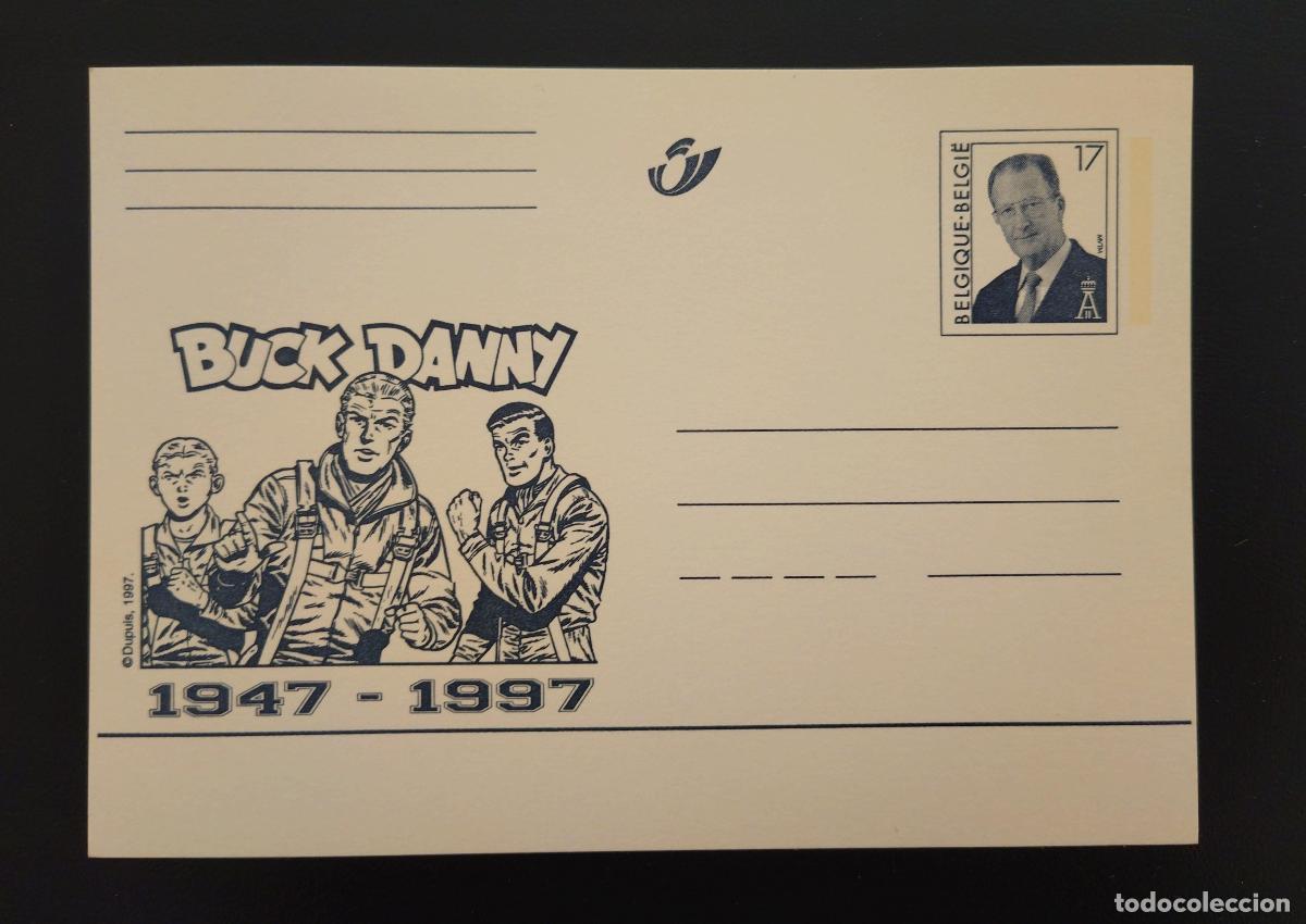 Sellos: B&eacute;lgica 1997 entero postal ilustrado Buck Danny 1947 BD Dupuis 17F
