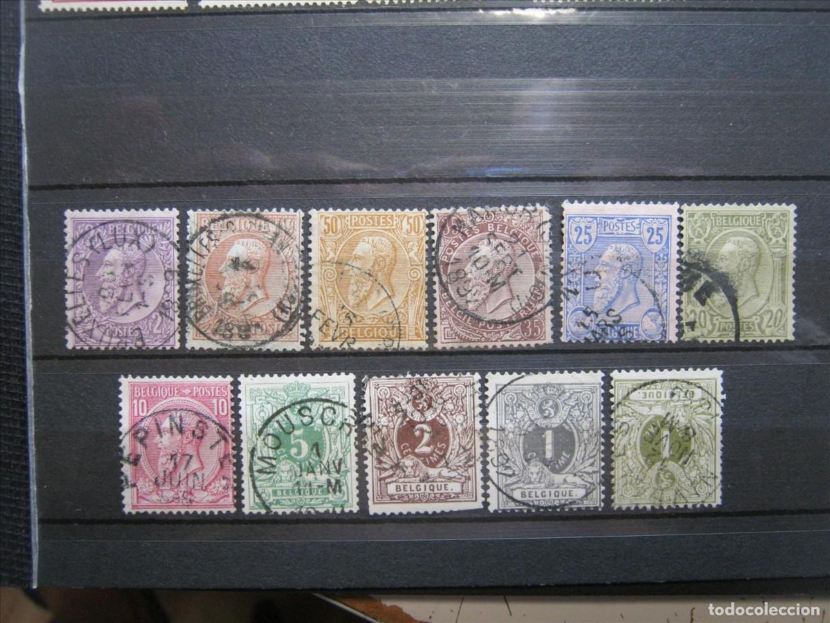 Sellos: B&Eacute;LGICA 1884-91 SERIE YVERT 42/52 USADOS PERFECTOS.