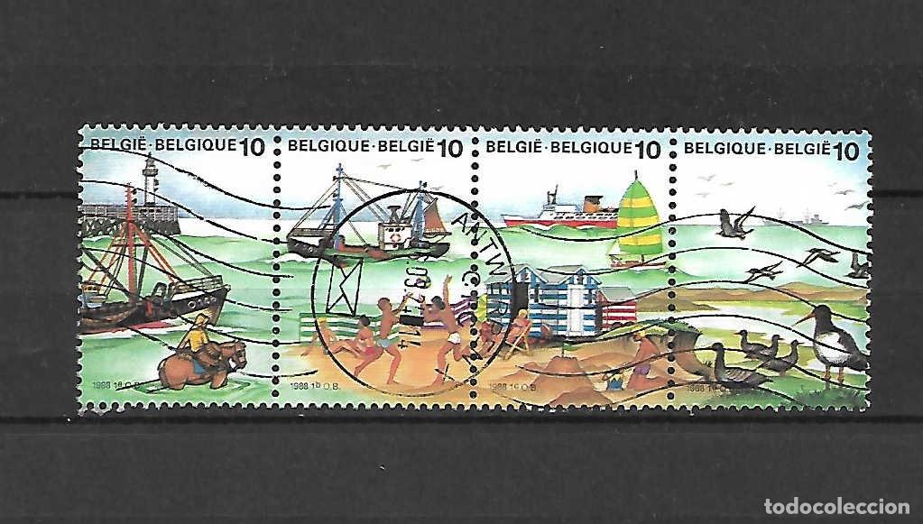 Sellos: El Mar. B&eacute;lgica, sellos a&ntilde;o 1988 Yvert 2,40 &euro;