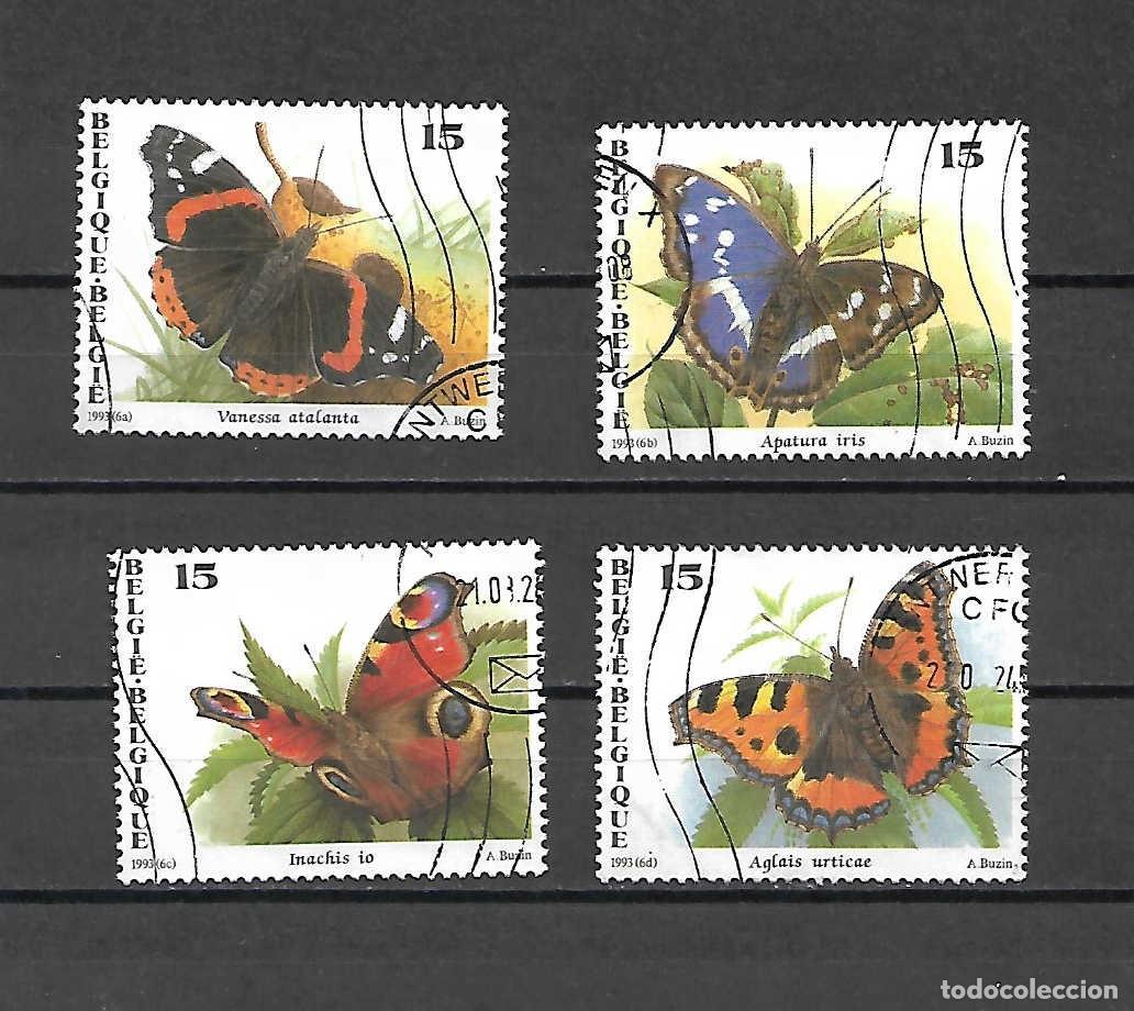 Sellos: Mariposas (papillons) , B&eacute;lgica, sellos a&ntilde;o 1993 Yvert 2,- &euro;