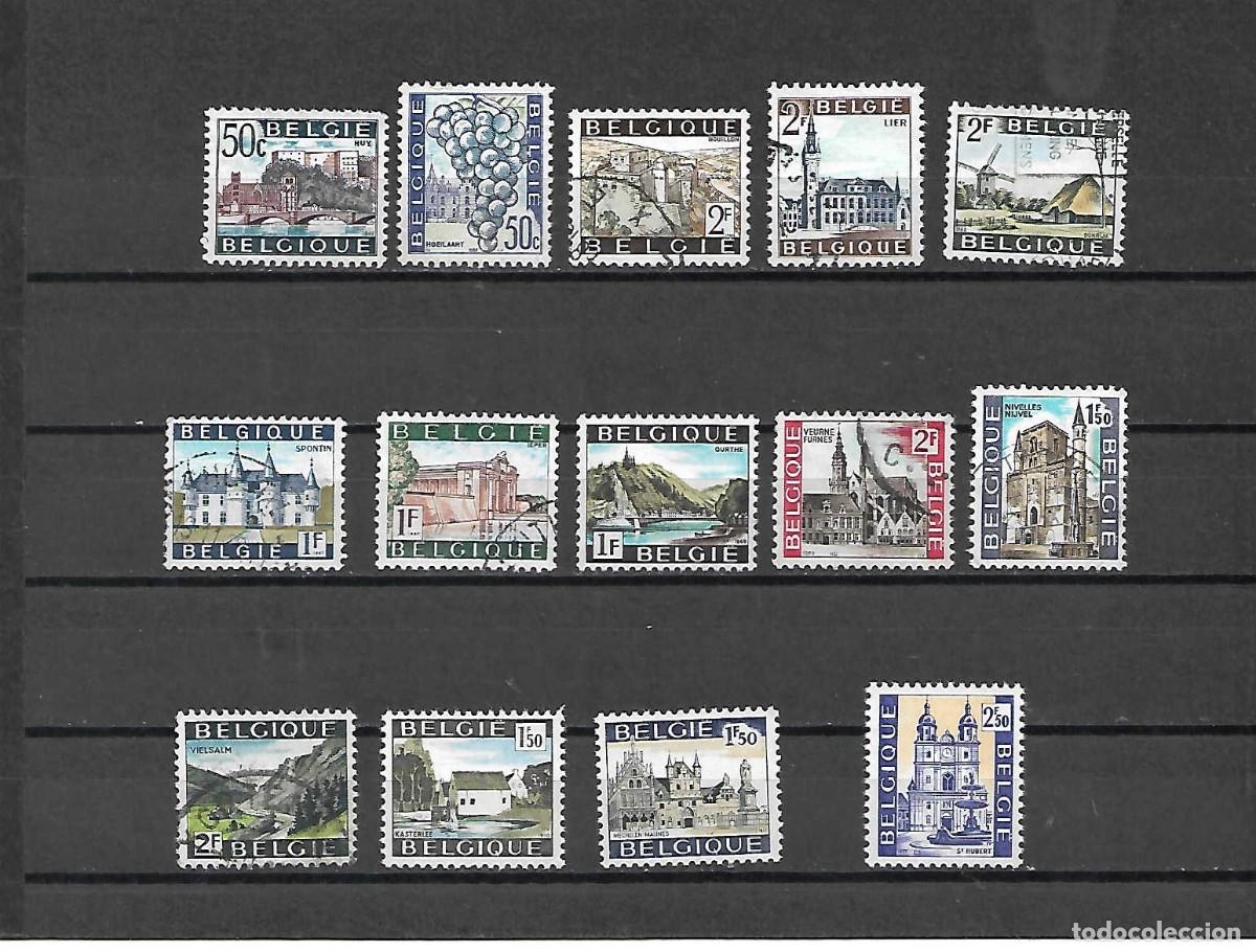 Sellos: Monumentos y paisajes de B&eacute;lgica. sellos de los a&ntilde;os 1965/71