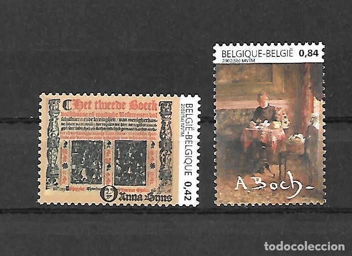 Sellos: Mujer y arte en B&eacute;lgica. sellos del a&ntilde;o 2002 Yvert 4,- &euro;
