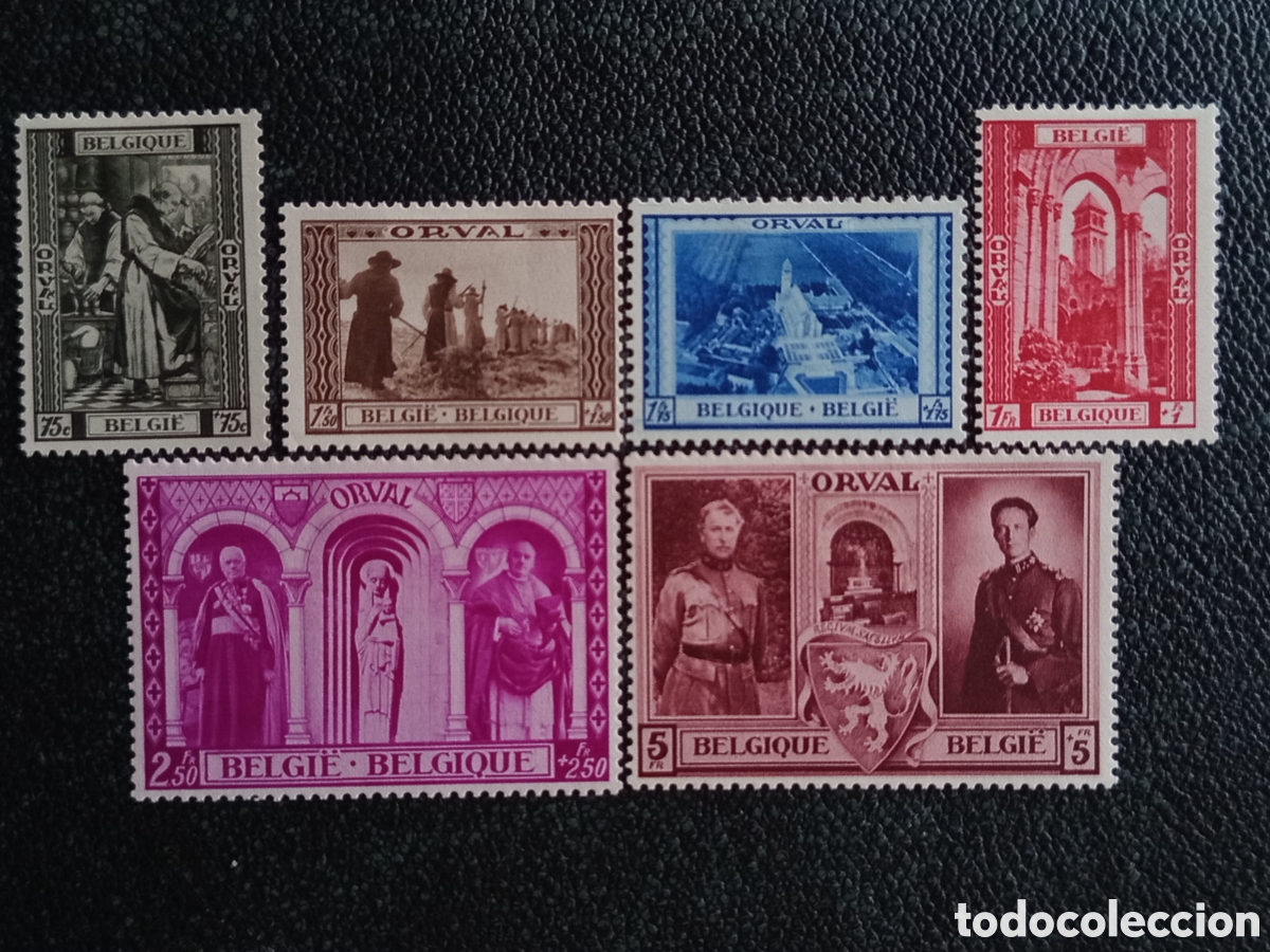 Sellos: Sello B&eacute;lgica 1939 Memling 75c+75c Scott B249 Nuevo MH