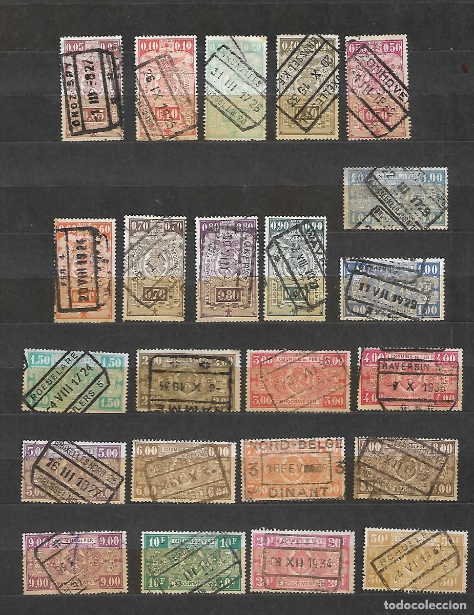 Sellos: COLIS POSTAUX (paquete postal), de B&eacute;lgica, sellos de los a&ntilde;os 1923/31