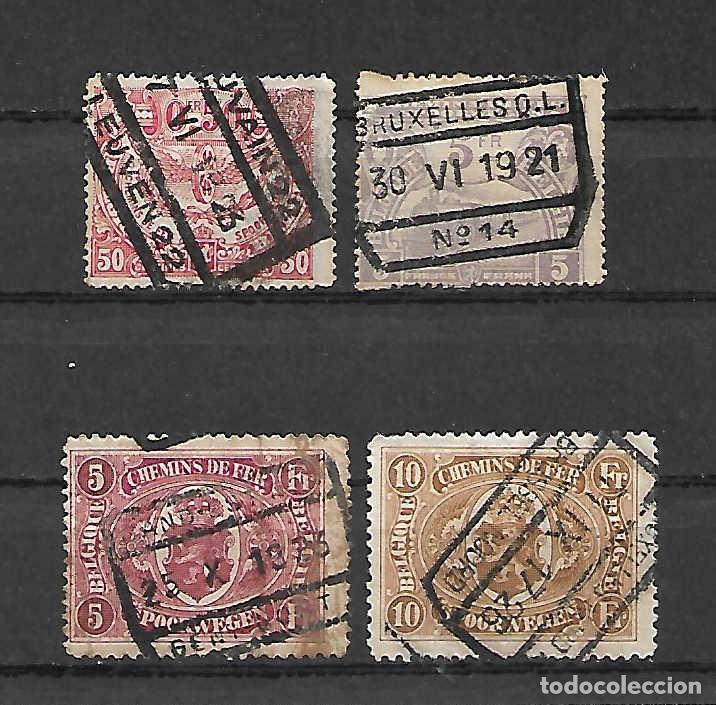 Sellos: COLIS POSTAUX (paquete postal), de B&eacute;lgica, sello de los a&ntilde;os 1920/23