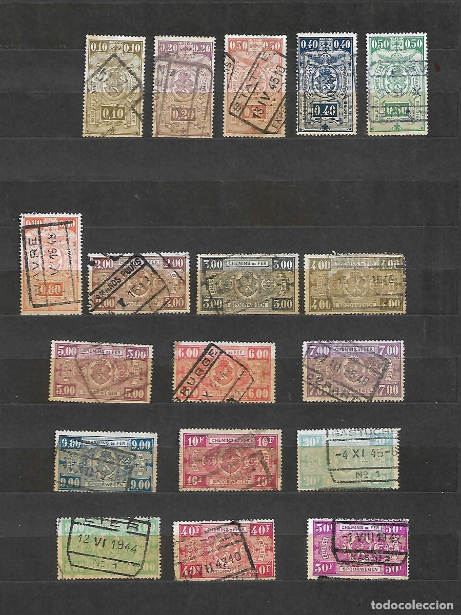 Sellos: COLIS POSTAUX (paquete postal), de B&eacute;lgica, sellos del a&ntilde;o 1941