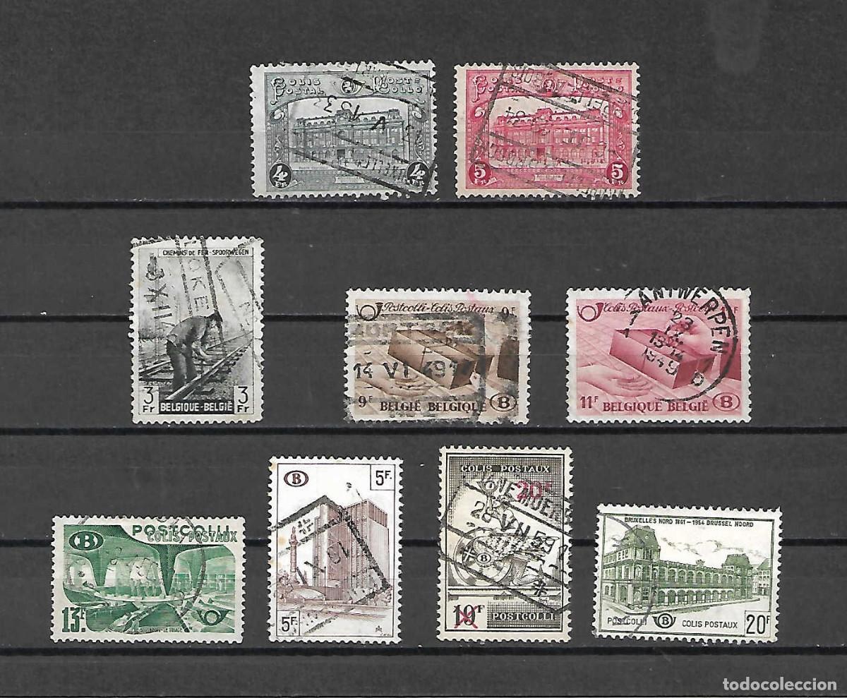 Sellos: COLIS POSTAUX (paquete postal), de B&eacute;lgica, sellos de los a&ntilde;os 1929/60