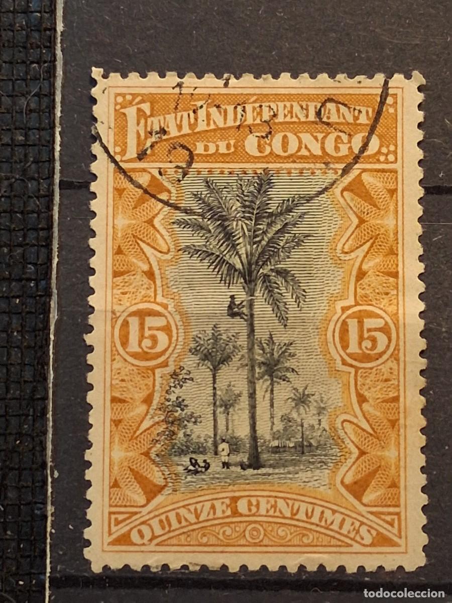 Sellos: B&Eacute;LGICA, CONGO BELGA, 1896, CAT.YT.20.
