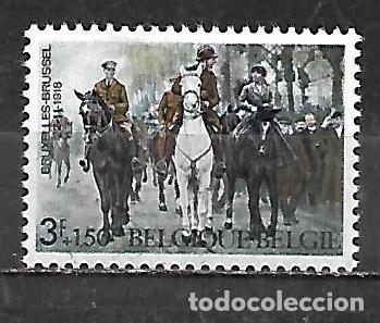 Sellos: 1968: El armisticio de 1918 - Llegada de los reyes a Bruselas (MH*)