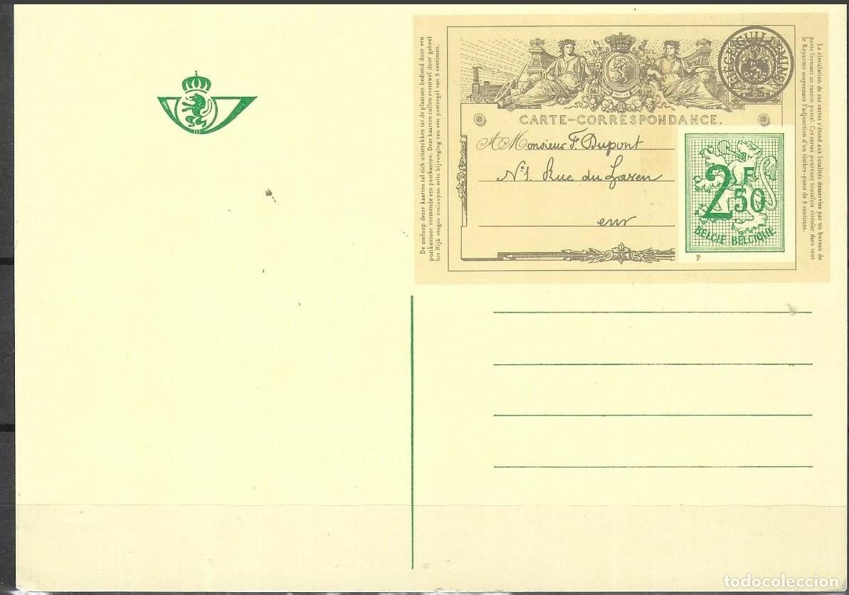 Sellos: ENTERO POSTAL** DE BELGICA