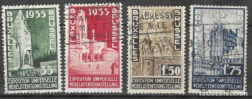 Sellos: SELLOS USADOS DE BELGICA 1934, YT 386/ 89