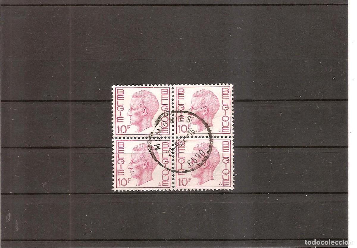 Sellos: BELGIQUE - BLOC DE 4 TIMBRES - AFFRANCHISSEMENT DE MOMIGNIES