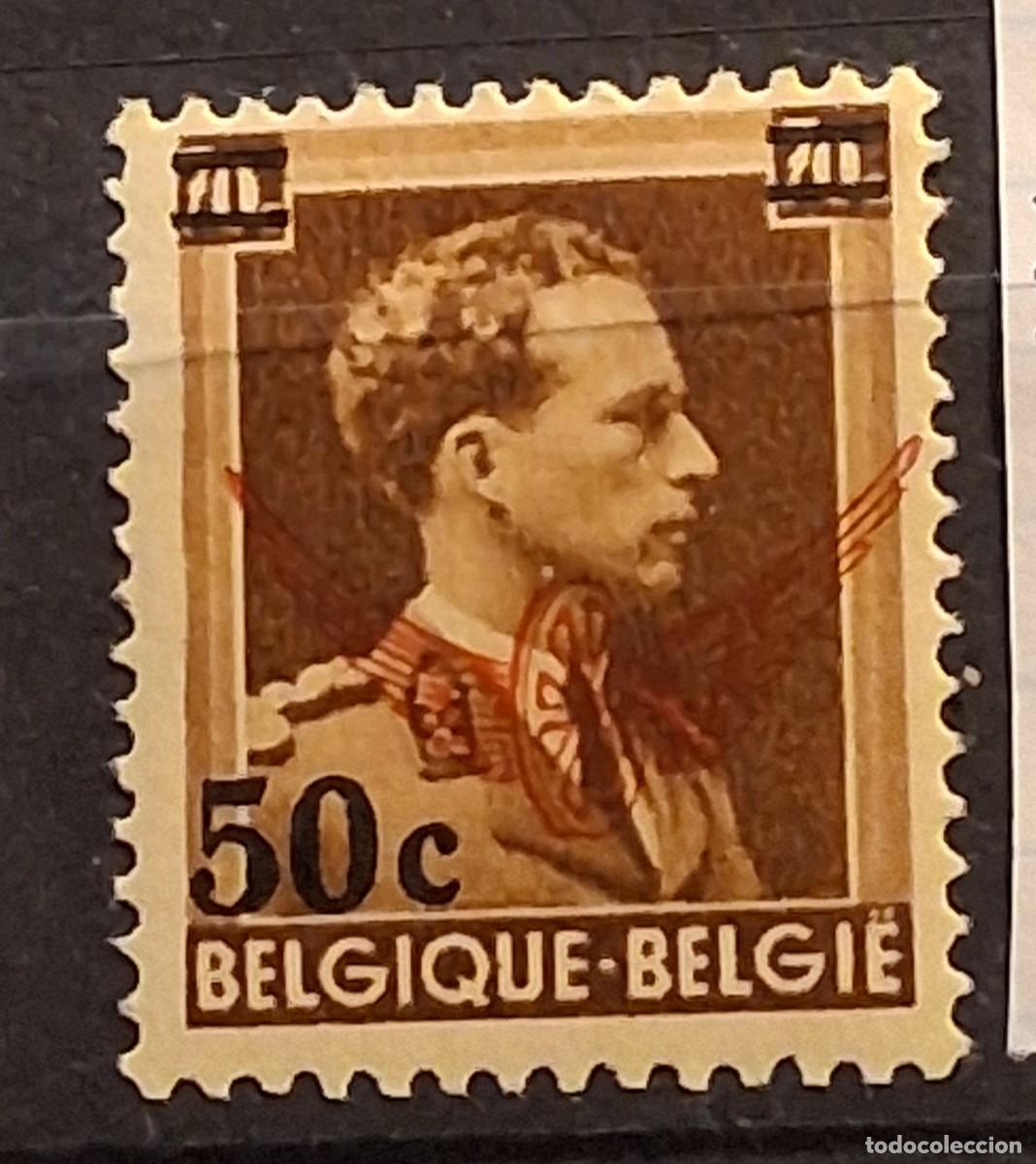 Sellos: B&Eacute;LGICA, 1942, CAT.YT.533.
