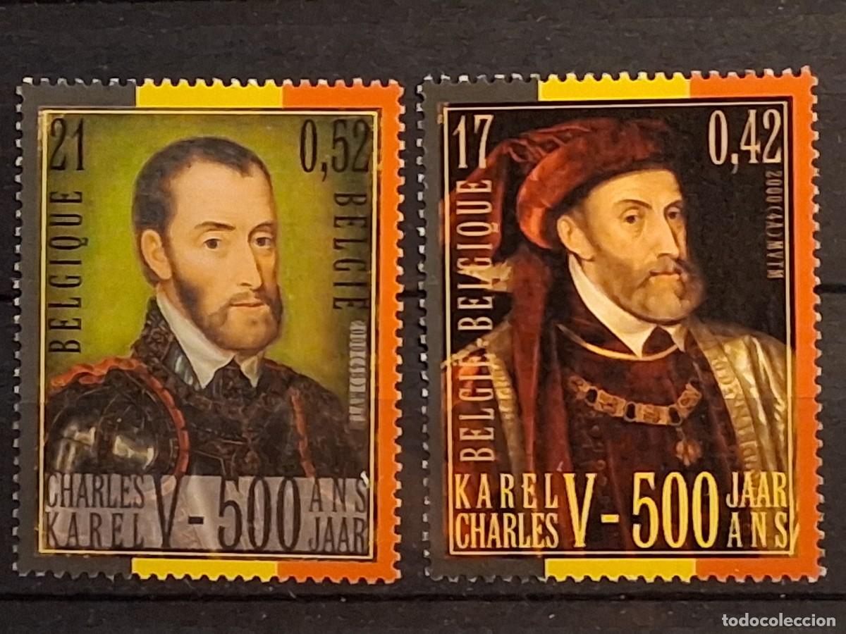 Sellos: B&Eacute;LGICA, 2000, CAT.YT.2886/2887.