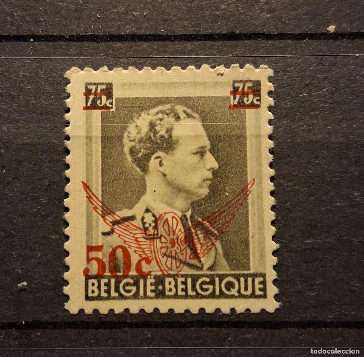 Sellos: B&Eacute;LGICA, 1942, CAT.YT. S34.