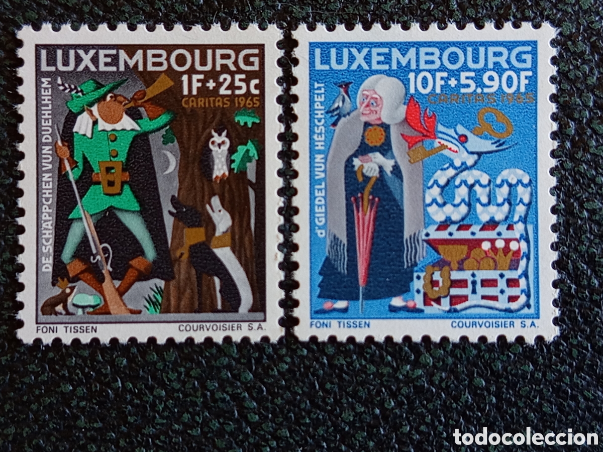 Sellos: Luxemburgo 1965 Caritas Leyendas Folclore MNH Prifix 723/728 Michel 723/728