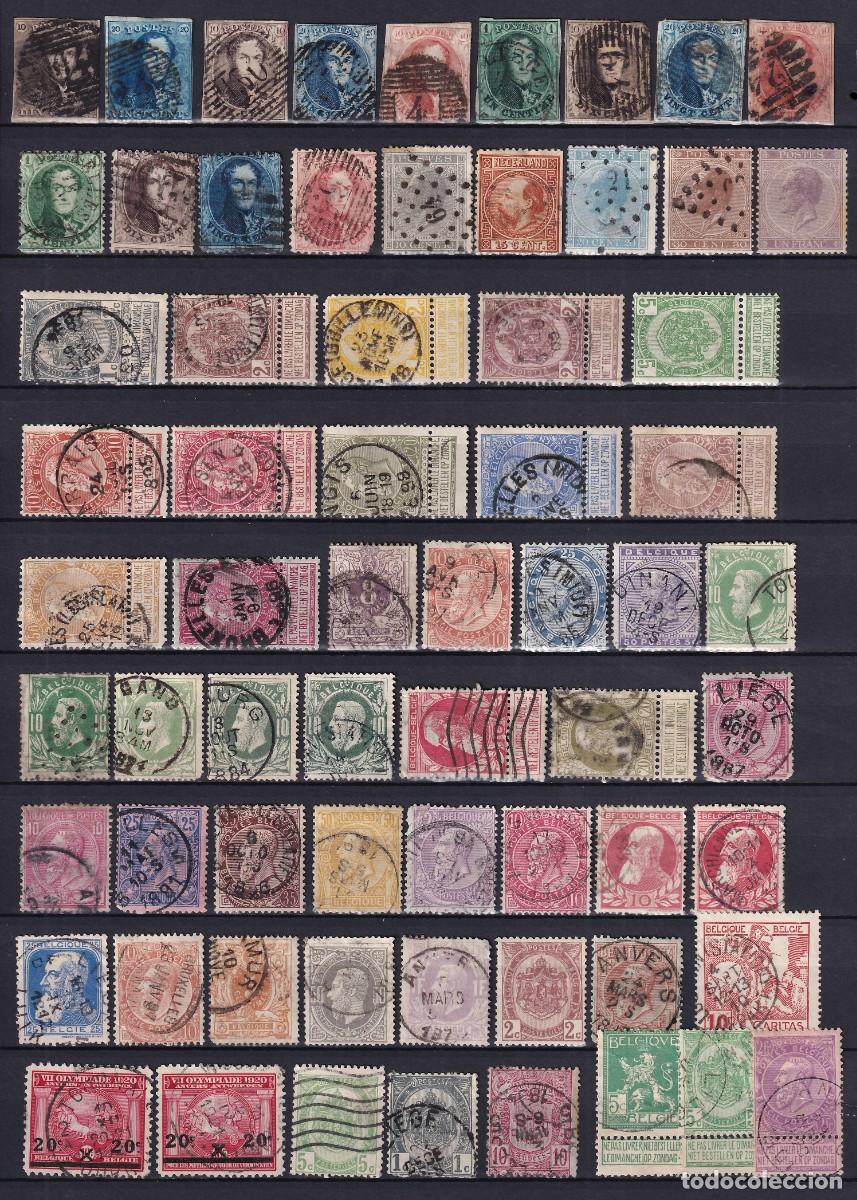 Briefmarken: Belgica, Conjunto de sellos, distintas &eacute;pocas, [Buenos valores.]