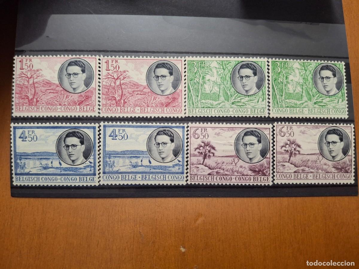 Briefmarken: HB1643 GRANDES SERIES MUNDIALES sellos en NUEVO(*) CONGO BELGA Yvert 329/336