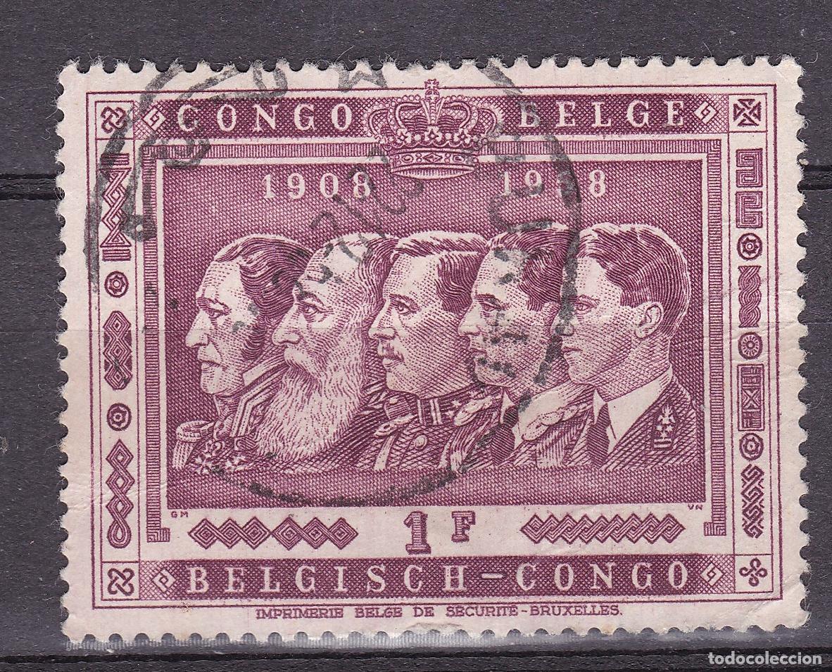 Timbres: B&eacute;lgica. Congo Belga. Antiguo sello filatelia
