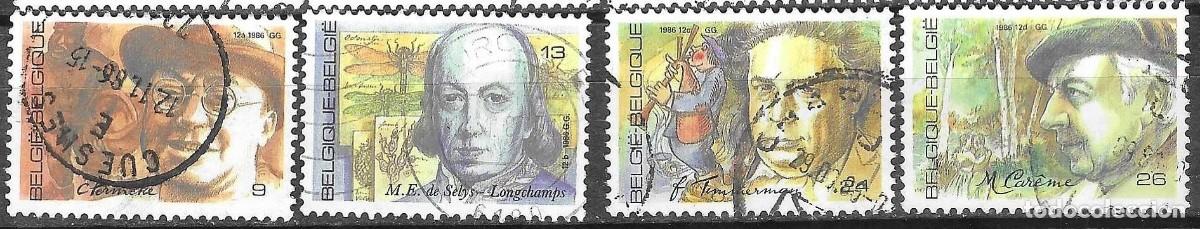 Selos: SELLOS USADOS DE BELGICA 1986, YT 2225/ 28
