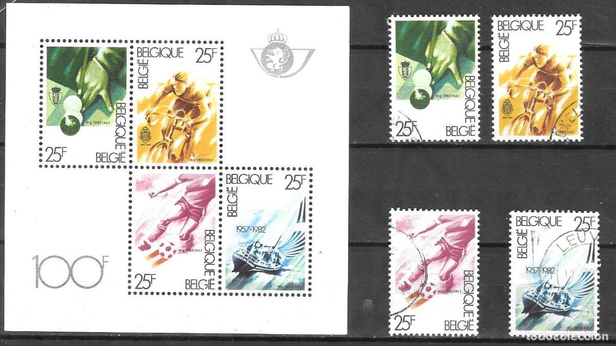 Briefmarken: SELLOS USADOS BELGICA 1982, YT 20397 42 + HB** YT 58