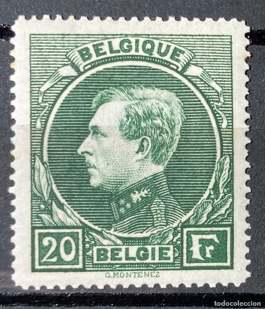 Sellos: Belgica 1929 King Albert I Montenez YT 290 MLH*