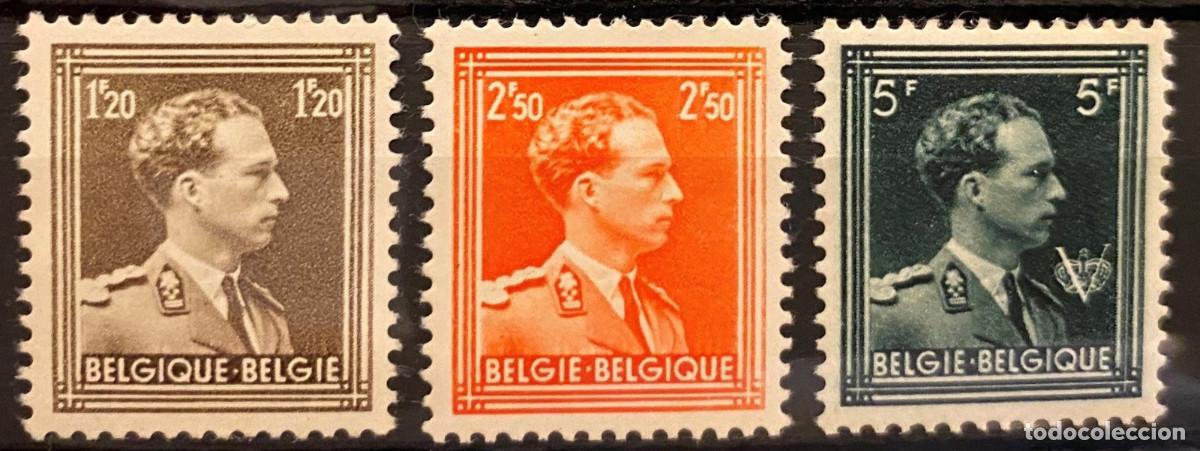 Francobolli: Belgica 1956-1957 1005-1007 King Leopold III MNH
