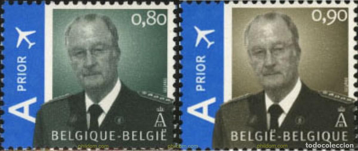 Sellos: 199261 MNH BELGICA 2007 REY ALBERTO II