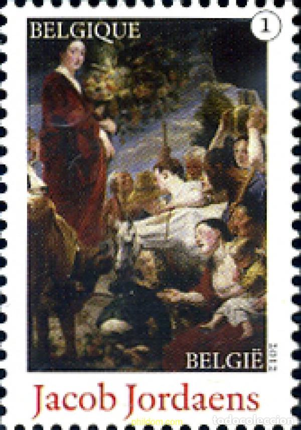 Sellos: 292484 MNH BELGICA 2012 PINTURA. JACOB JORDAENS
