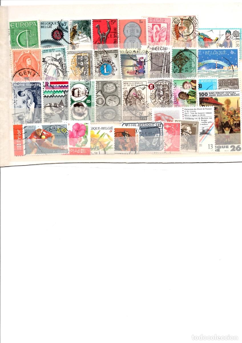 Sellos: Belgica 34 sellos usados
