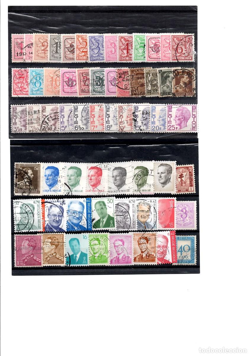 Sellos: Belgica 60 sellos basicos usados - Foto 1