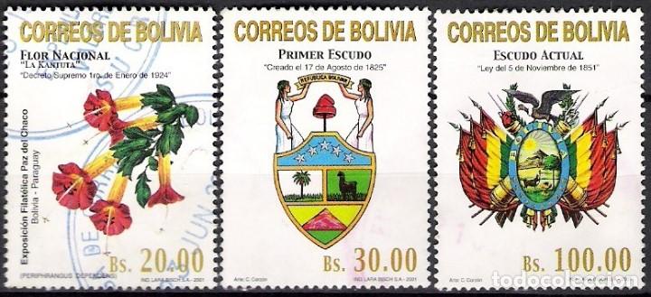 Sellos: BOLIVIA 2001 - USADO - Foto 1