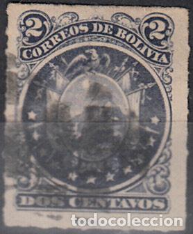 Sellos: BOLIVIA. YVERT 24 USADO. - Foto 1