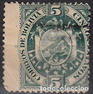 Sellos: BOLIVIA. YVERT 41 USADO. - Foto 1