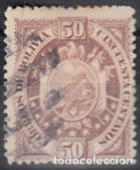 Sellos: BOLIVIA. YVERT 44 USADO. - Foto 1