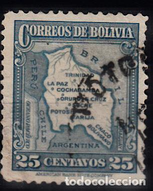 Sellos: BOLIVIA. YVERT 198 USADO. - Foto 1