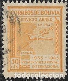 Sellos: BOLIVIA A&Eacute;REO YVERT 78 - Foto 1