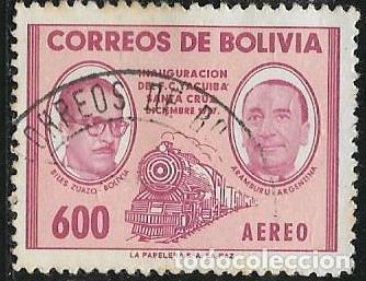 Sellos: BOLIVIA A&Eacute;REO YVERT 181 - Foto 1
