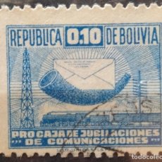 Sellos: BOLIVIA 1945 PRO CAJA DE JUBILACIONES. USADO.. Lote 348847770