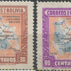 Francobolli: 665671 HINGED BOLIVIA 1945 20 ANIVERSARIO DE LA FUNDACION LLOYS AEREO BOLIVIANA