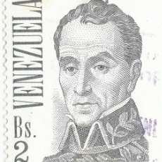 Sellos: ❤️ SELLO DE VENEZUELA: SIMÓN BOLÍVAR (1783-1830), 1976, 2 BOLÍVAR VENEZOLANO ❤️