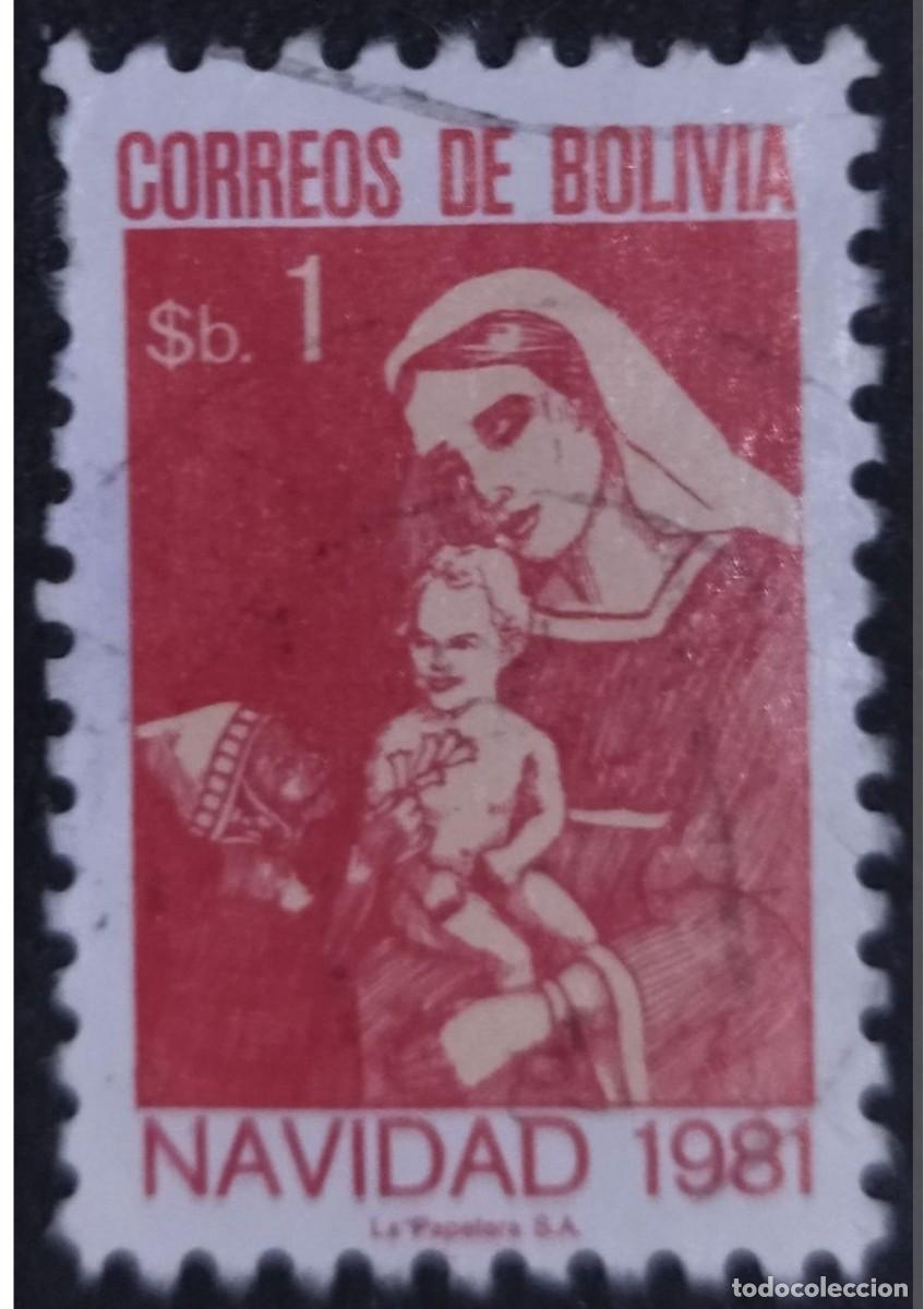 Sellos: BOLIVIA 1981 NAVIDAD. USADO. - Foto 1