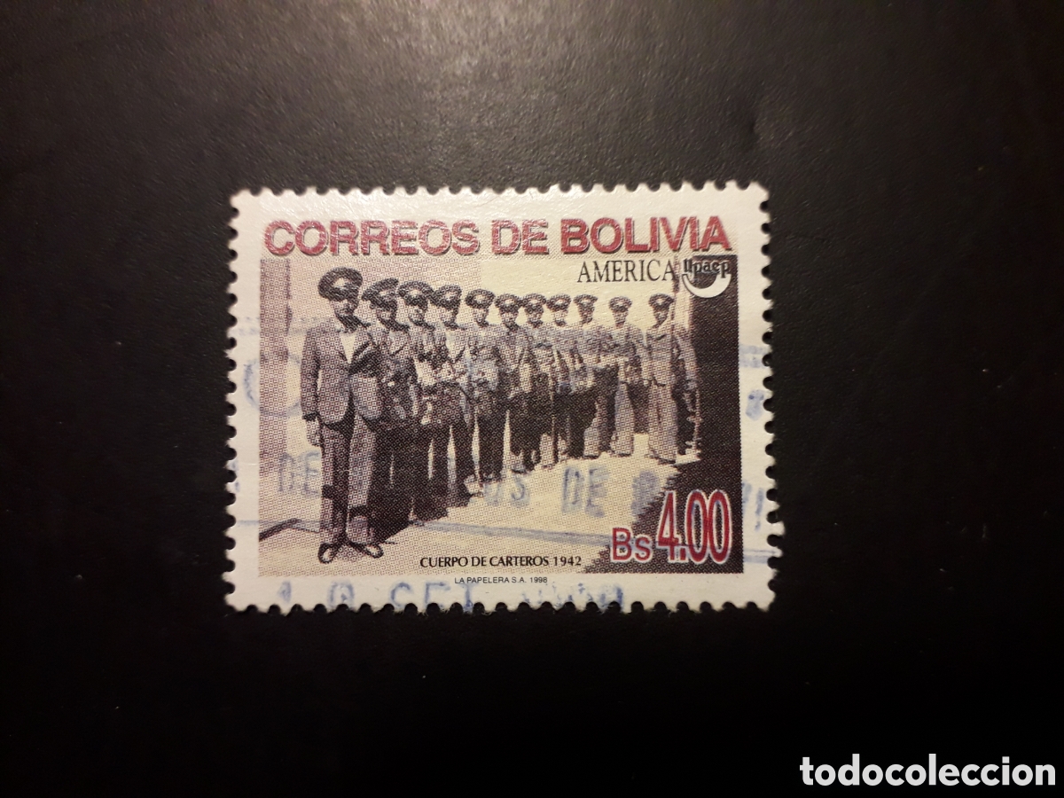 Sellos: BOLIVIA YVERT 980 SELLO SUELTO USADO 1998 AM&Eacute;RICA UPAEP CARTEROS, PEDIDO M&Iacute;NIMO 3&euro;