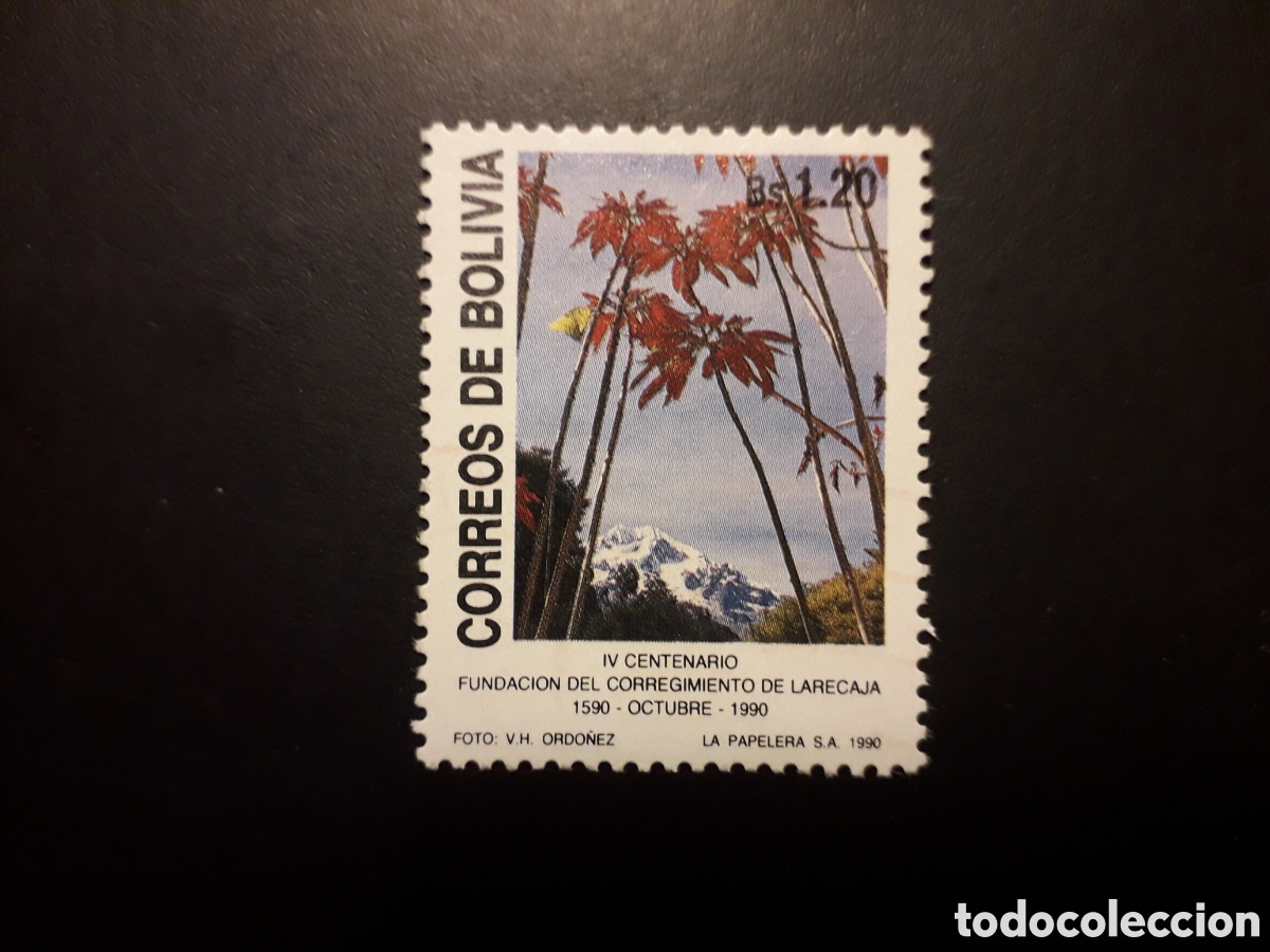 Sellos: BOLIVIA YVERT 755 SERIE COMPLETA 1990 LORECAJA, FLORA MONTA&Ntilde;A PEDIDO M&Iacute;NIMO 3&euro;