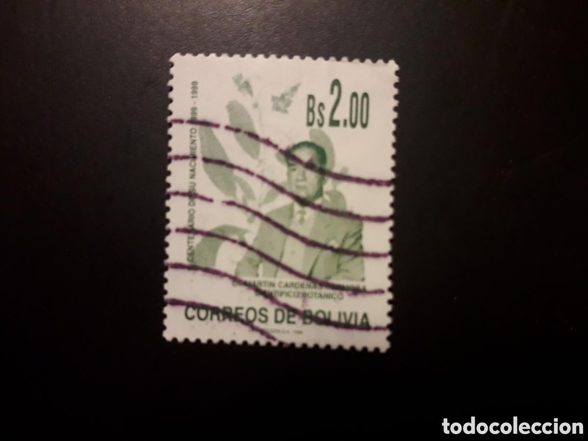 Sellos: BOLIVIA YVERT 977 SELLO SUELTO USADO 1998 BOT&Aacute;NICO MART&Iacute;N C&Aacute;RDENAS PEDIDO M&Iacute;NIMO 3&euro;