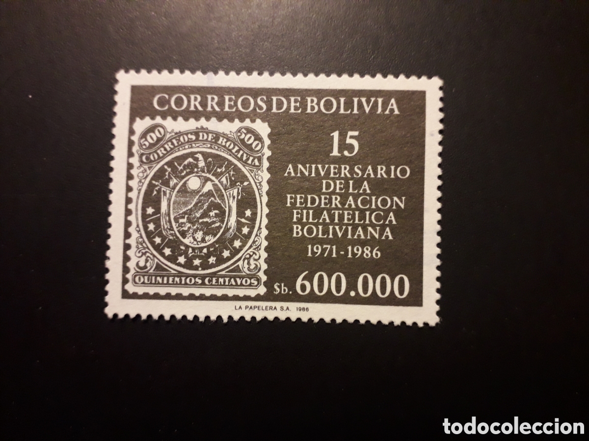 Sellos: BOLIVIA YVERT 678 SERIE COMPLETA USADA 1986 SELLOS SOBRE SELLOS PEDIDO M&Iacute;NIMO 3&euro;