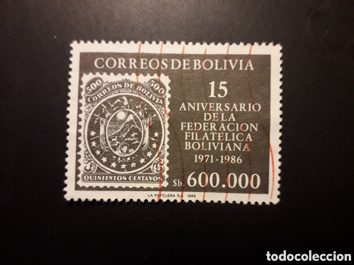 Sellos: BOLIVIA YVERT 678 SERIE COMPLETA USADA 1986 SELLOS SOBRE SELLOS PEDIDO M&Iacute;NIMO 3&euro;