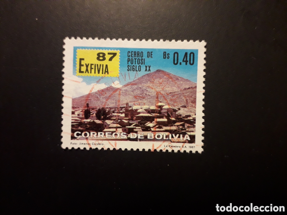Sellos: BOLIVIA YVERT 692 SERIE COMPLETA USADA 1987 EXFIVIA 87 MONTA&Ntilde;A POTOS&Iacute; PEDIDO M&Iacute;NIMO 3&euro;